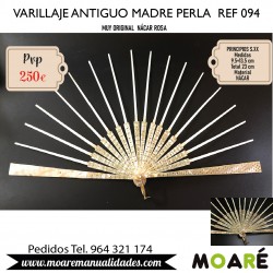 VARILLAJE ANTIGUO MADRE PERLA REF 093