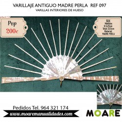 VARILLAJE ANTIGUO MADRE PERLA REF 097