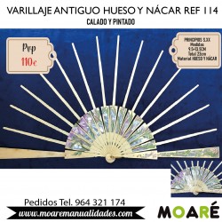 VARILLAJE ANTIGUO HUESO Y NÁCAR 114