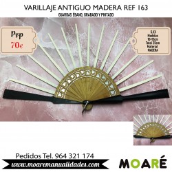 VARILLAJE ANTIGUO MADERA REF 163