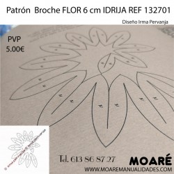 Broche FLOR 6 cm 132701