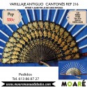 VARILLAS ABANICO ANTIGUO CANTONES REF 216