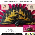 VARILLAS ABANICO ANTIGUO CANTONES REF 219