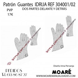 Patrón Guantes IDRIJA REF 304001/02 
