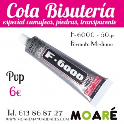 Cola Bisuteria Pegamento F-6000 50g