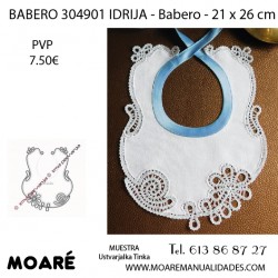 BABERO 304901 IDRIJA - Babero - 21 x 26 cm