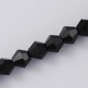 Cristal tallado negro 3mm 150 unidades