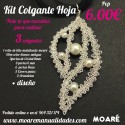 Kit colgante Hoja perlas + picado