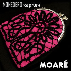 kit Monedero "кармен" + patrón encaje ruso