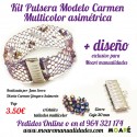 Kit Pulsera Mod. Carmen Multicolor + picado